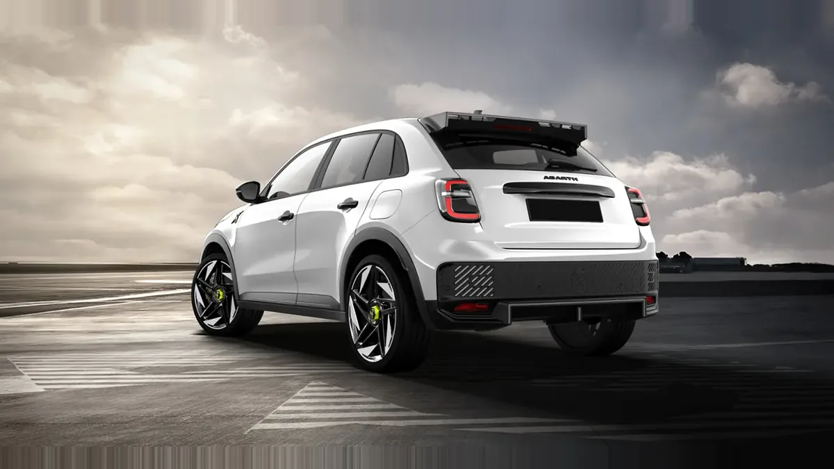 Abarth 600e Turismo, 100% eléctrico, en renting — Trasera