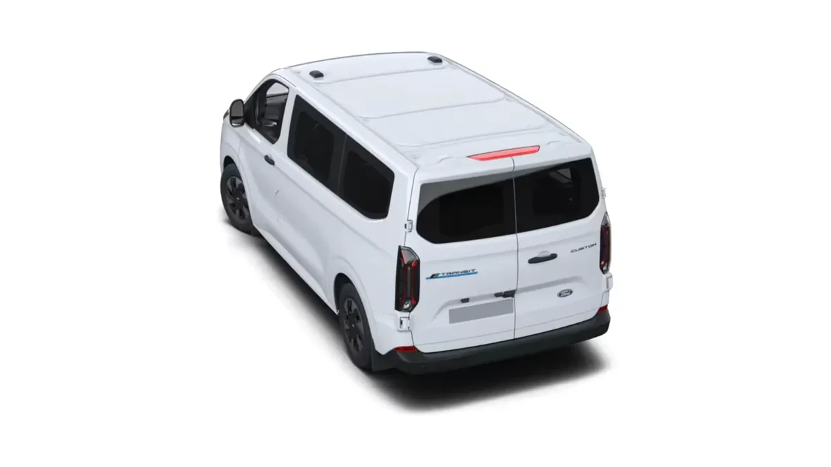 Ford TRANSIT CUSTOM  Kombi BEV 83kWh 100kW 340 L1 Trend, 100% eléctrico, en renting — Trasera