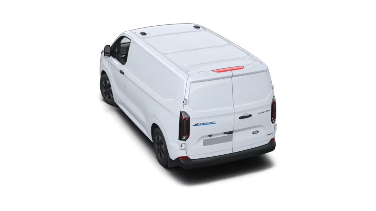 Ford TRANSIT CUSTOM Van BEV 83kWh 100kW 320 L1 Trend, 100% eléctrico, en renting — Trasera