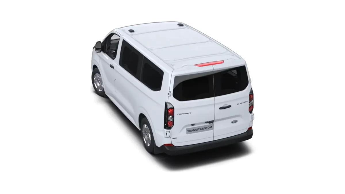 Ford TRANSIT Kombi 2.5 Duratec PHEV 171 340 L1 Trend, híbrido enchufable, en renting — Trasera