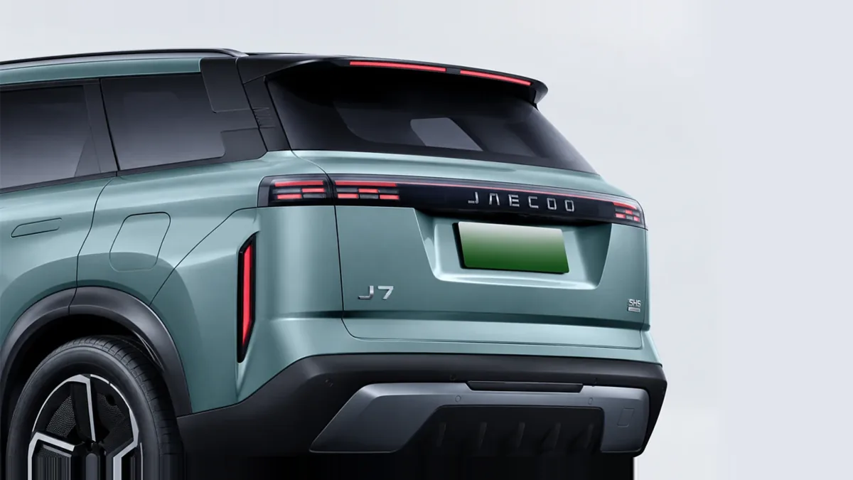 Jaecoo 7 PHEV Business 1.5 TGDI 205kW (279CV) FWD, híbrido enchufable, en renting — Lateral