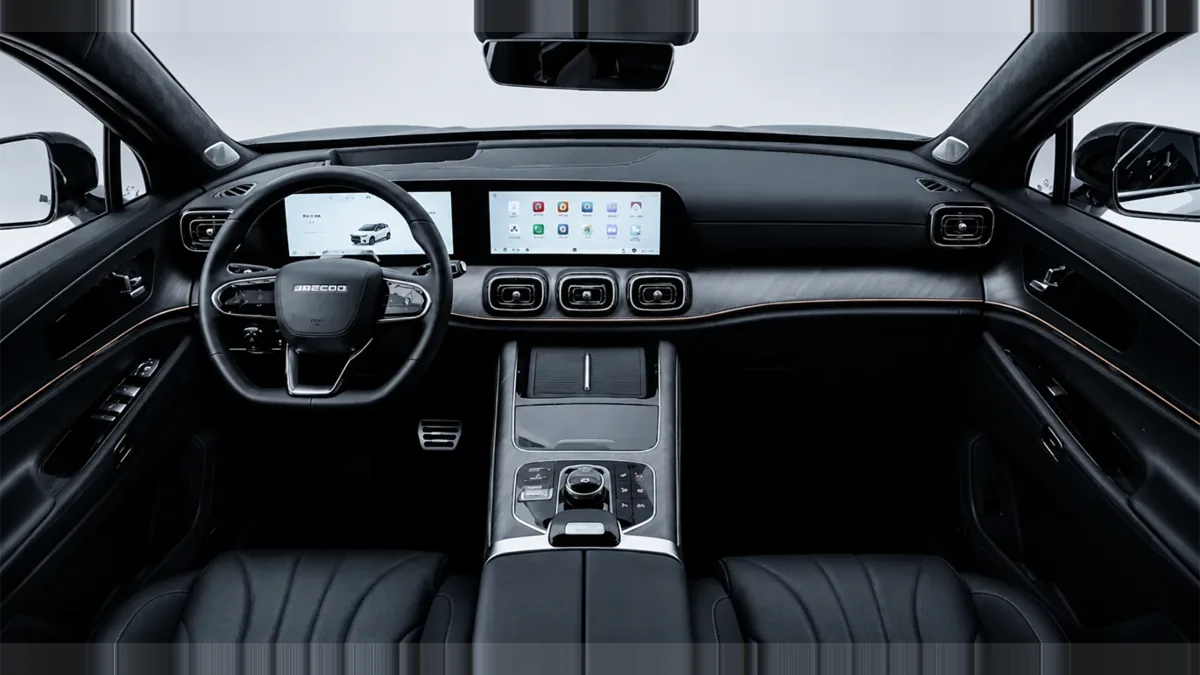 Jaecoo 8 PHEV Exclusive 1.5 TGDI 3DHT AWD 7p., híbrido enchufable, en renting — Trasera