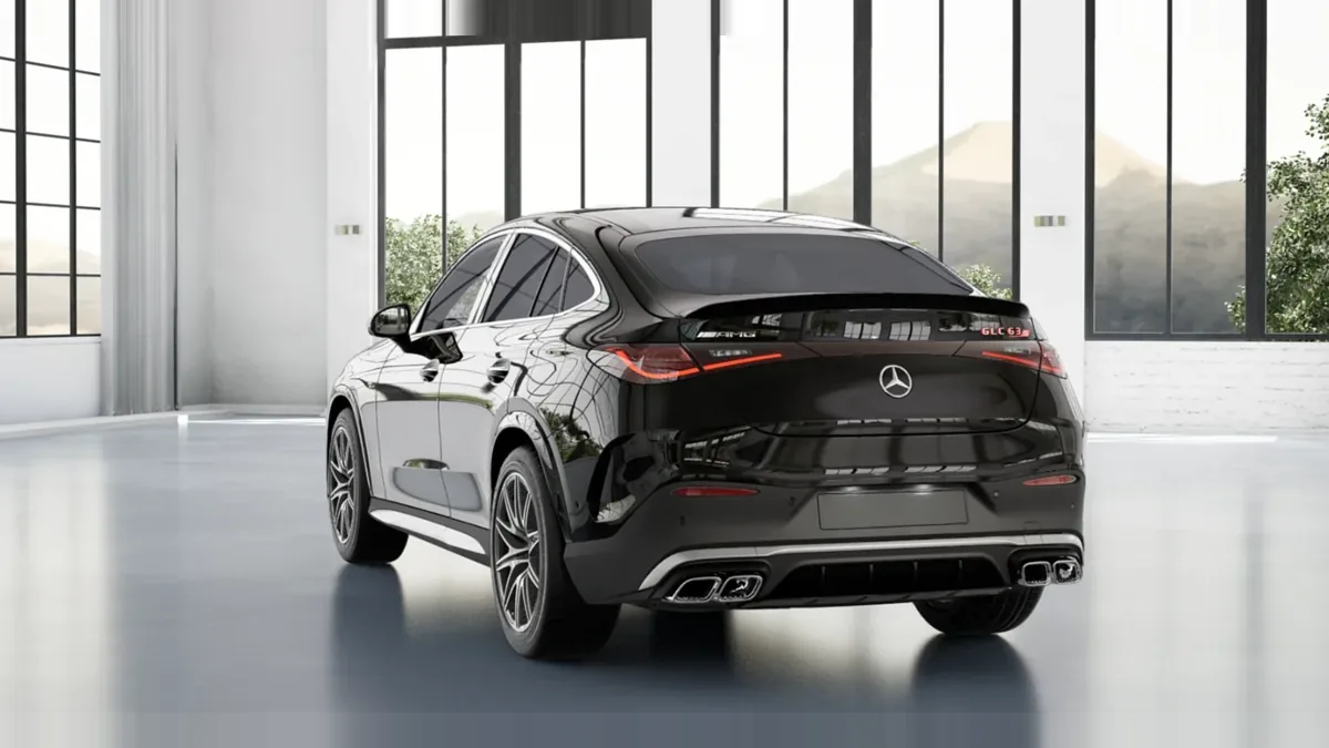 Mercedes-AMG GLC Coupé 63 S E Performance, híbrido enchufable, en renting — Trasera