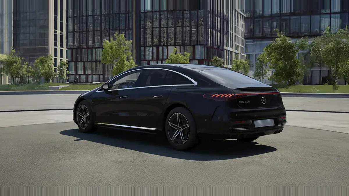 Mercedes-Benz EQS 350 Edition, 100% eléctrico, en renting — Trasera