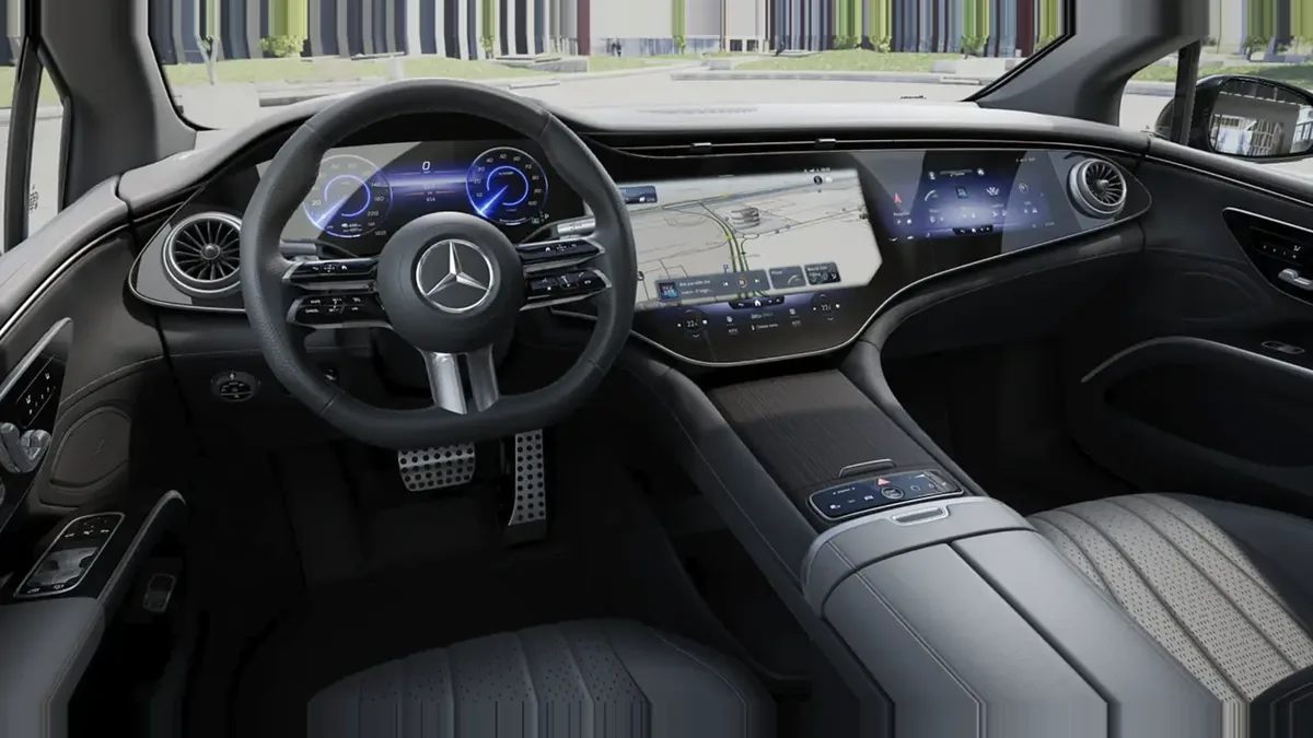Mercedes-Benz EQS 350 Edition, 100% eléctrico, en renting — Delantera