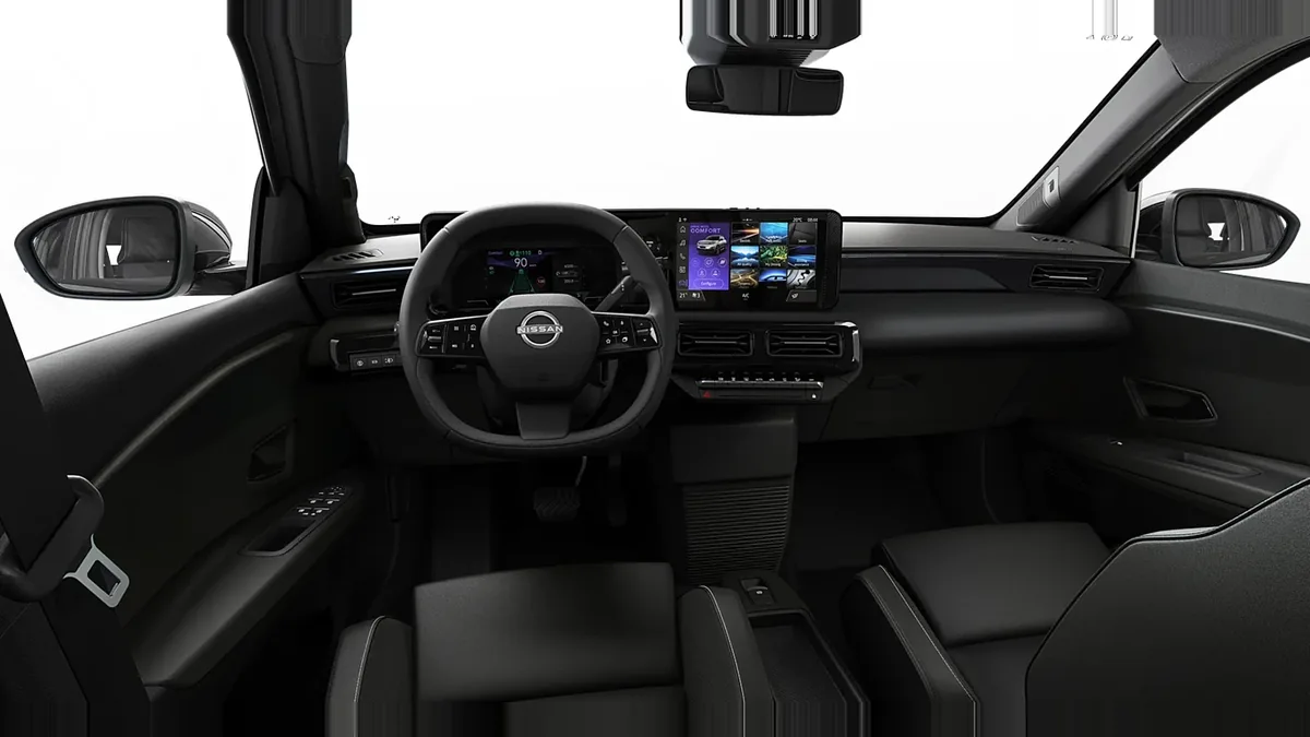 Nissan Micra 40kWh Acenta AT, 100% eléctrico, en renting — Delantera