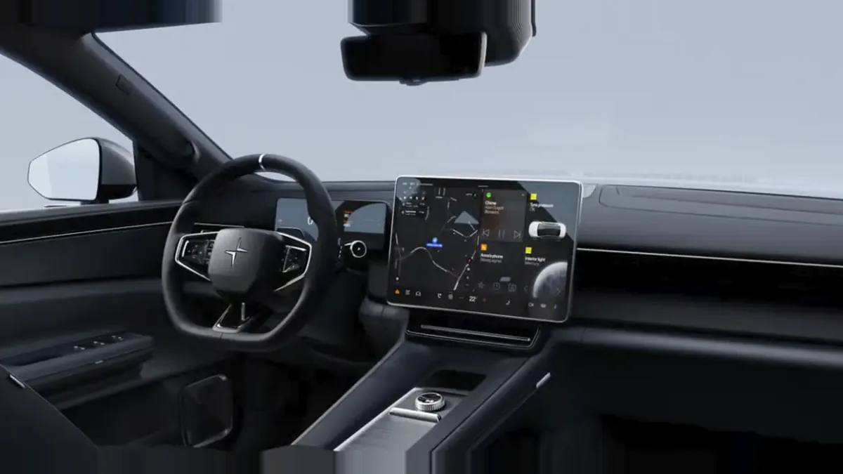 Polestar 4 Long Range Single Motor, 100% eléctrico, en renting — Delantera