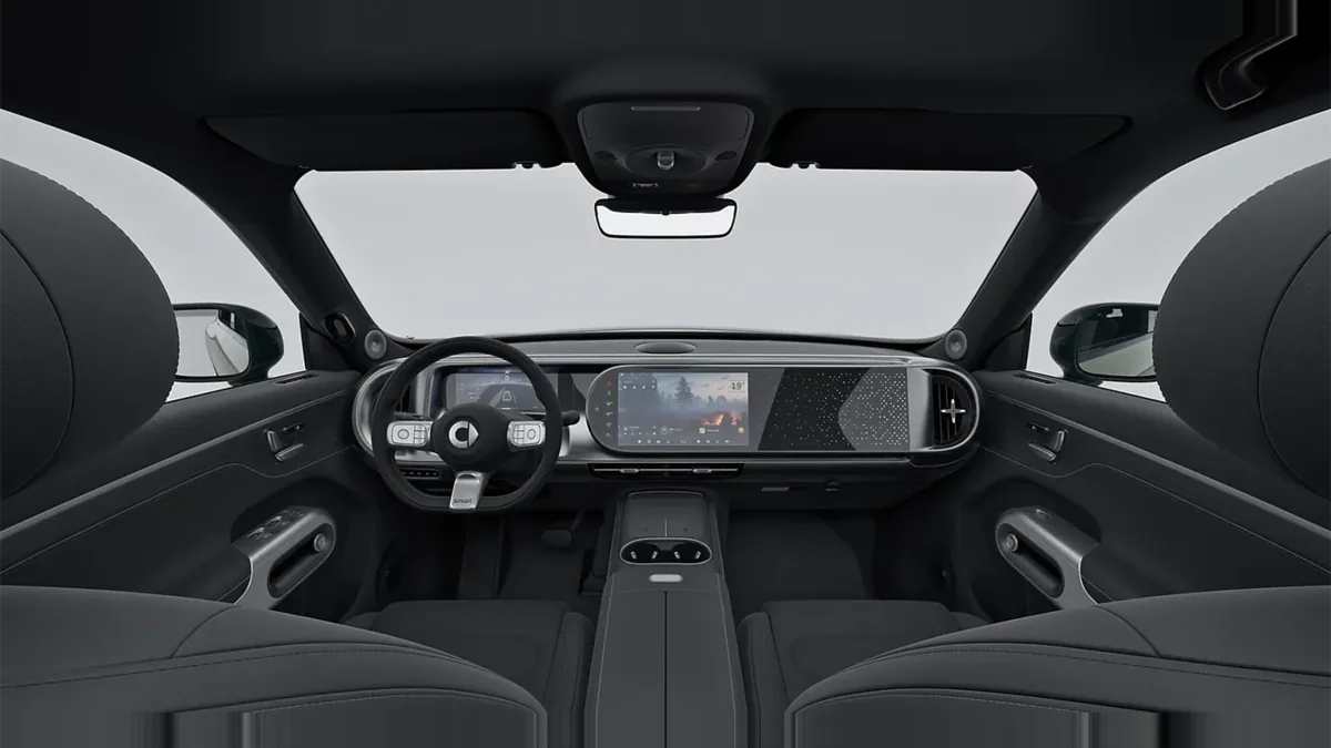 smart #5 Pro, 100% eléctrico, en renting — Interior
