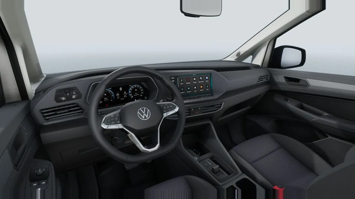 Volkswagen Caddy Cargo PHEV 1.5 TSI eHybrid, híbrido enchufable, en renting — Delantera